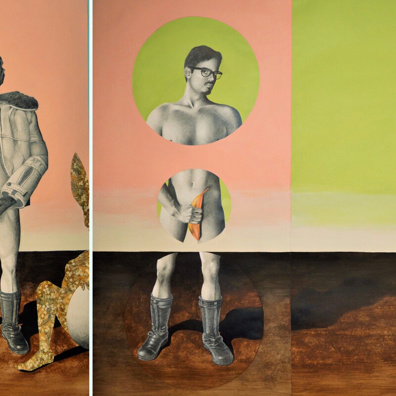 Manifesting, 100 x 240 cm.