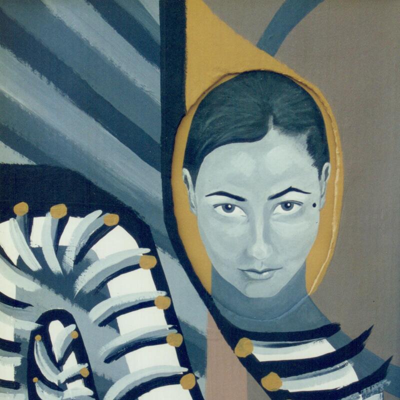 Gabriela - Acrylic on card stock